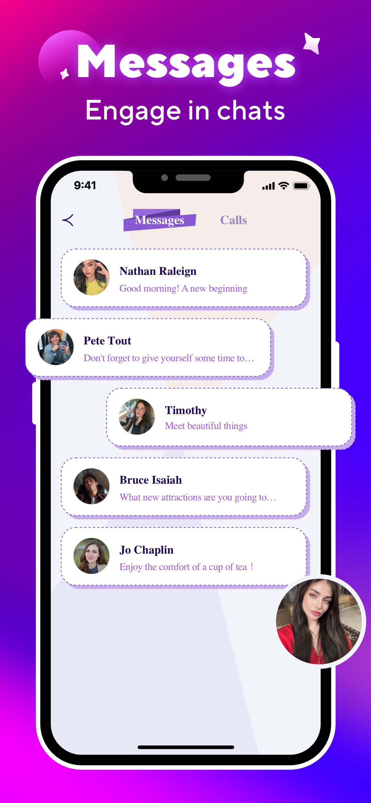 Photography app interface showing user posts